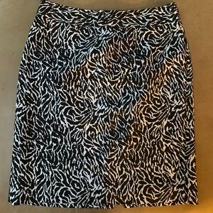 Ann Taylor Loft Animal Print Skirt